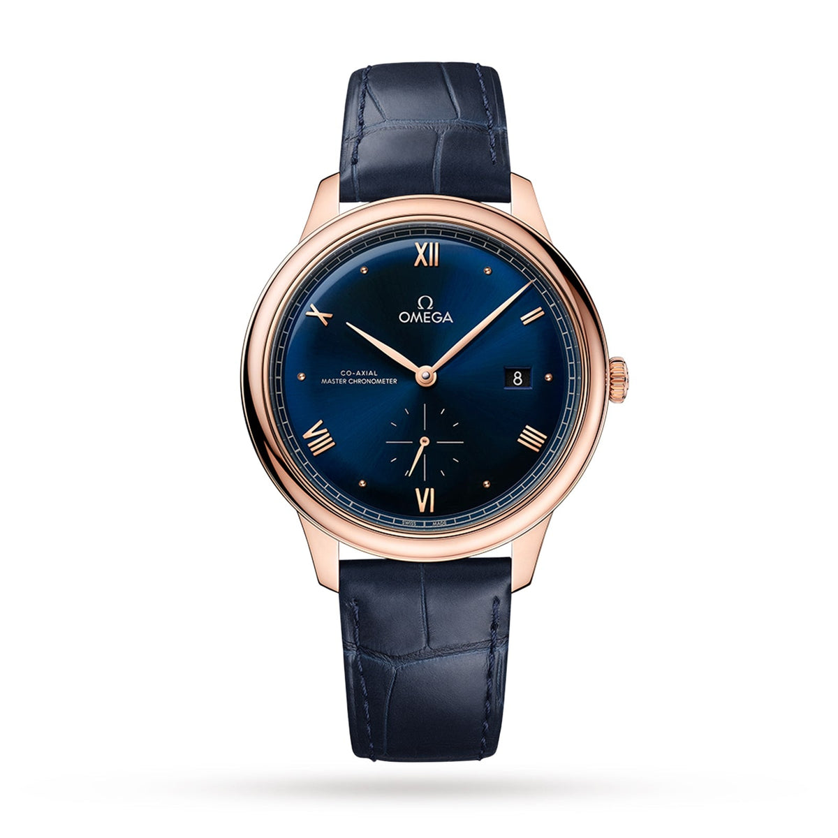 Omega De Ville Prestige 41mm - Rose Gold - Blue Dial Ref. # 434.53.41.20.03.001