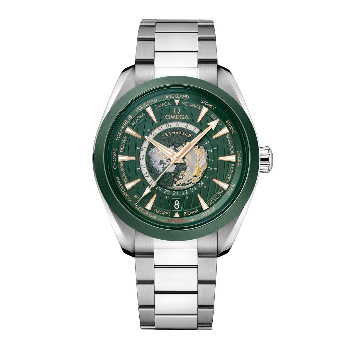 Omega Seamaster Aqua Terra 150M 43mm - Steel - Green Dial Ref. # 220.30.43.22.10.001