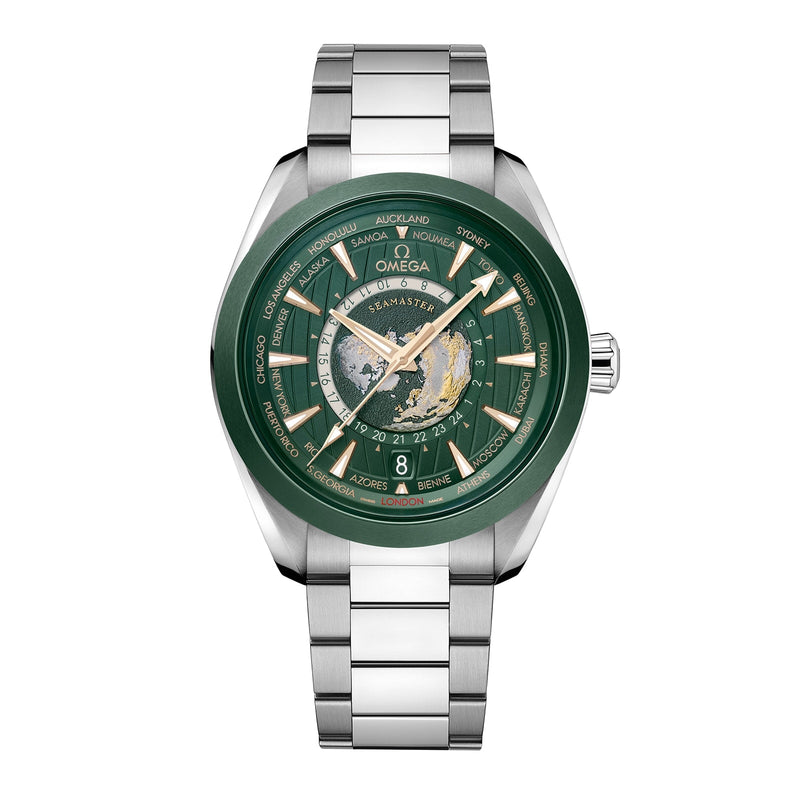 Omega Seamaster Aqua Terra 150M 43mm - Steel - Green Dial Ref. # 220.30.43.22.10.001
