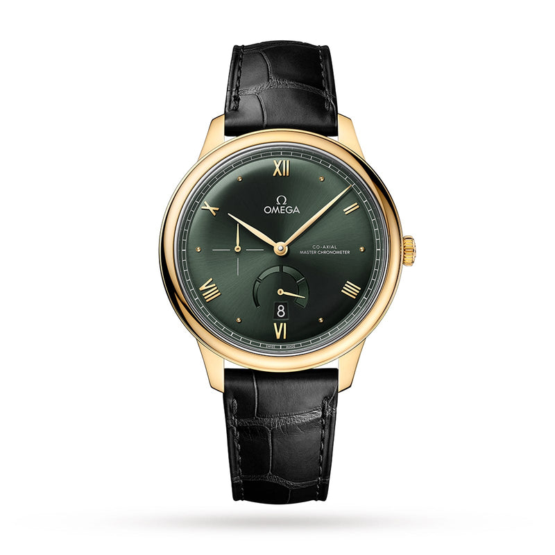 Omega De Ville Prestige 41mm - Yellow Gold - Green Dial Ref. # 434.53.41.21.10.001