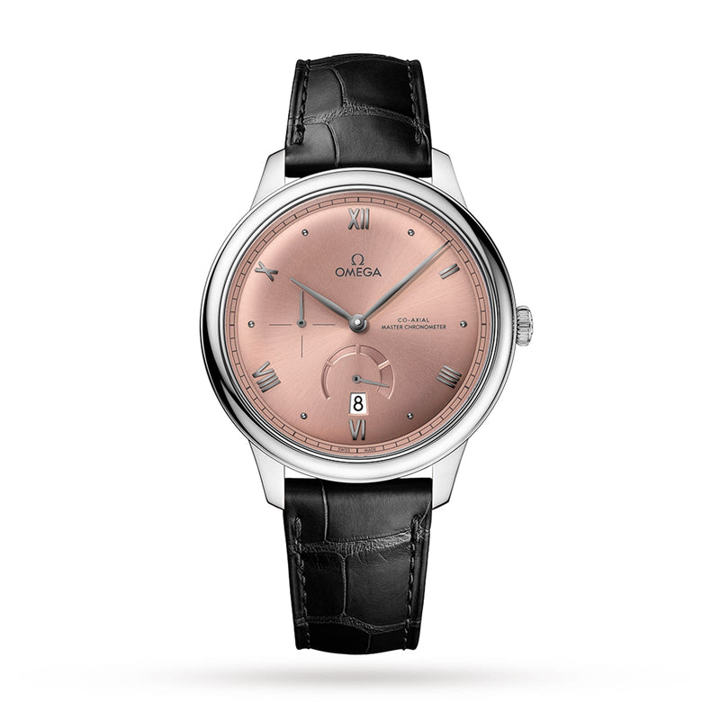 Omega De Ville Prestige 41mm - Steel - Pink Dial Ref. # 434.13.41.21.10.001