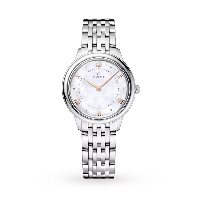 Omega De Ville Prestige 30mm - Steel - White Dial Ref. # 434.10.30.60.05.001