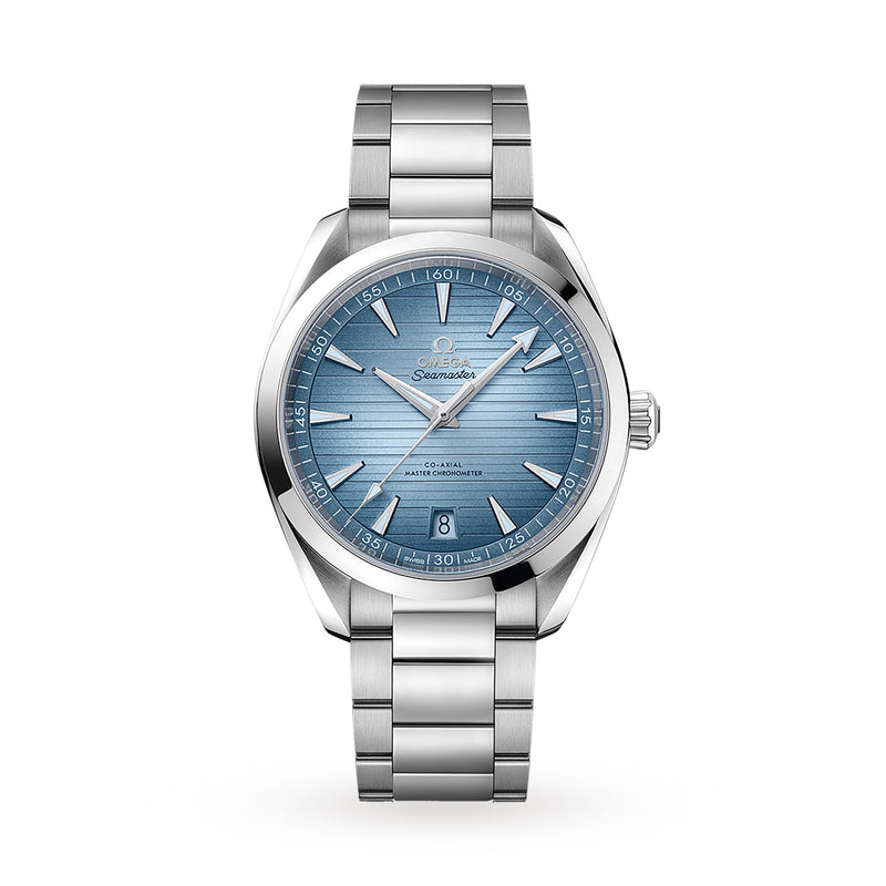 Omega Seamaster Aqua Terra 150M 41mm - Steel - Wave Blue Dial Ref. # 220.10.41.21.03.005