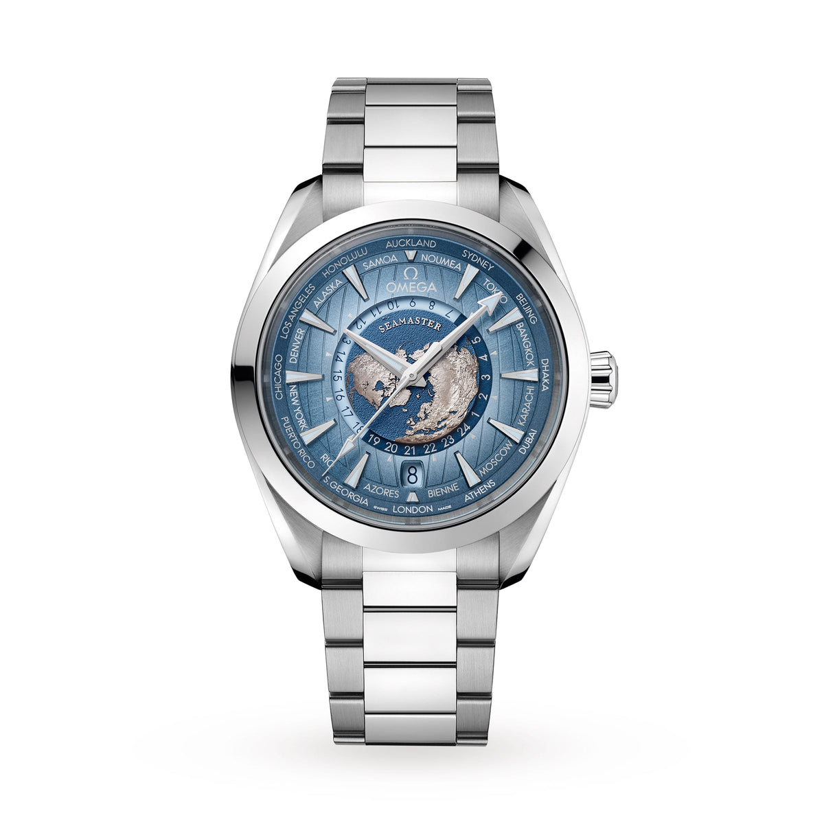 Omega Seamaster Aqua Terra 150M 43mm - Steel - Summer Blue Dial Ref. # 220.10.43.22.03.002