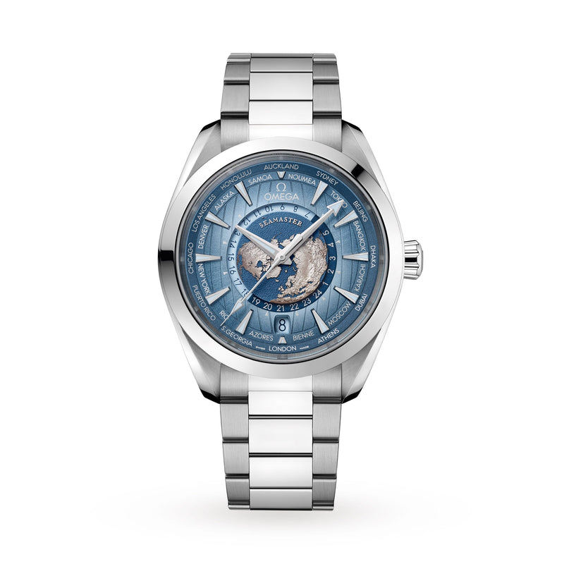 Omega Seamaster Aqua Terra 150M 43mm - Steel - Summer Blue Dial Ref. # 220.10.43.22.03.002
