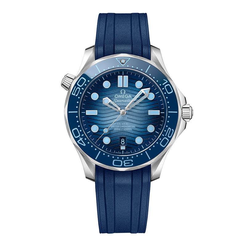 Omega Seamaster Diver 300M Summer Blue 42mm - Steel - Blue Dial Ref. # 210.32.42.20.03.002