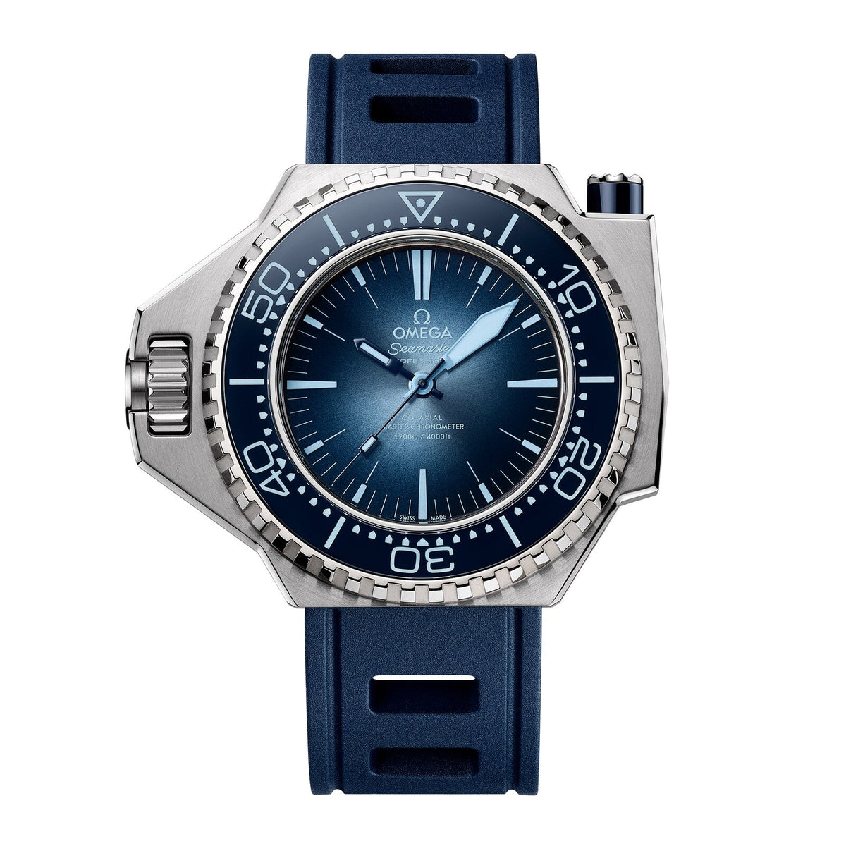 Omega Seamaster Ploprof 1200M Summer Blue 55mm - Steel - Blue Dial Ref. # 227.32.55.21.03.001