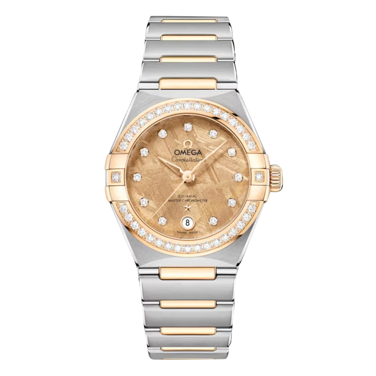Omega Constellation 29mm - Two-Tone Steel & 18K Yellow Gold - Diamond Yellow Dial Ref. # 131.25.29.20.99.002