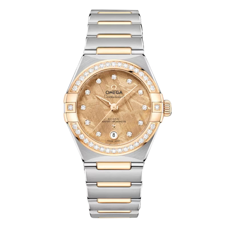 Omega Constellation 29mm - Two-Tone Steel & 18K Yellow Gold - Diamond Yellow Dial Ref. # 131.25.29.20.99.002