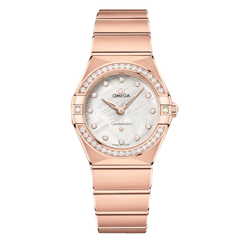Omega Constellation 28mm - Rose Gold - Diamond Grey Dial Ref. # 131.55.28.60.99.005