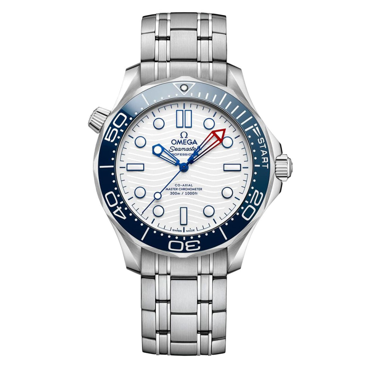 Omega Seamaster Diver Americas Cup 300M 42mm - Steel - White Dial Ref. # 210.30.42.20.04.002