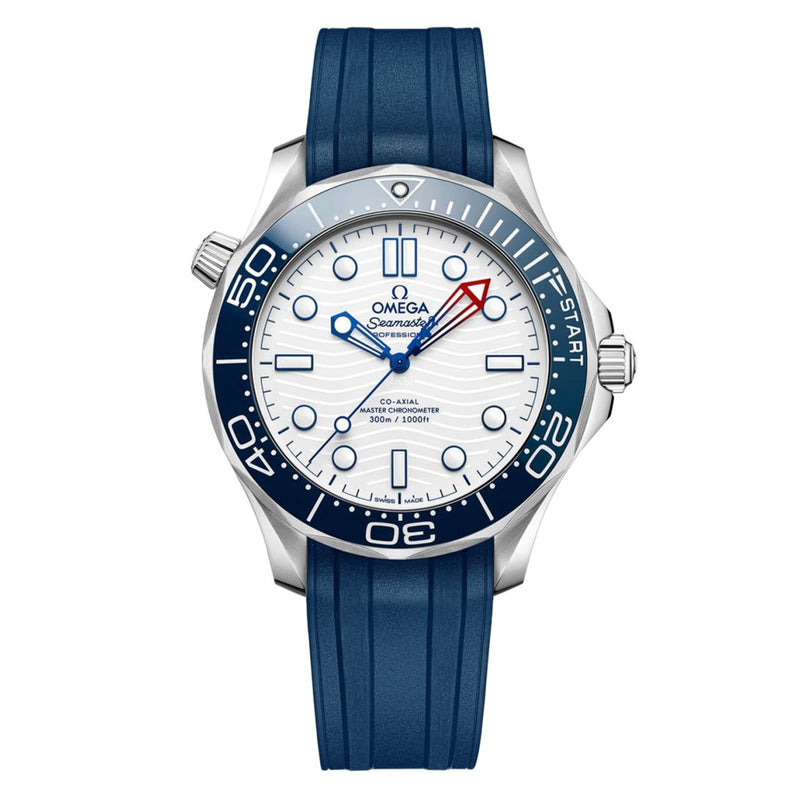 Omega Seamaster Diver Americas Cup 300M 42mm - Steel - White Dial Ref. # 210.32.42.20.04.002