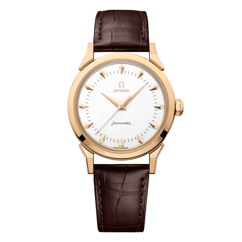 Omega Seamaster Moonshine 37mm - Yellow Gold - White Dial Ref. # 522.53.37.20.04.001