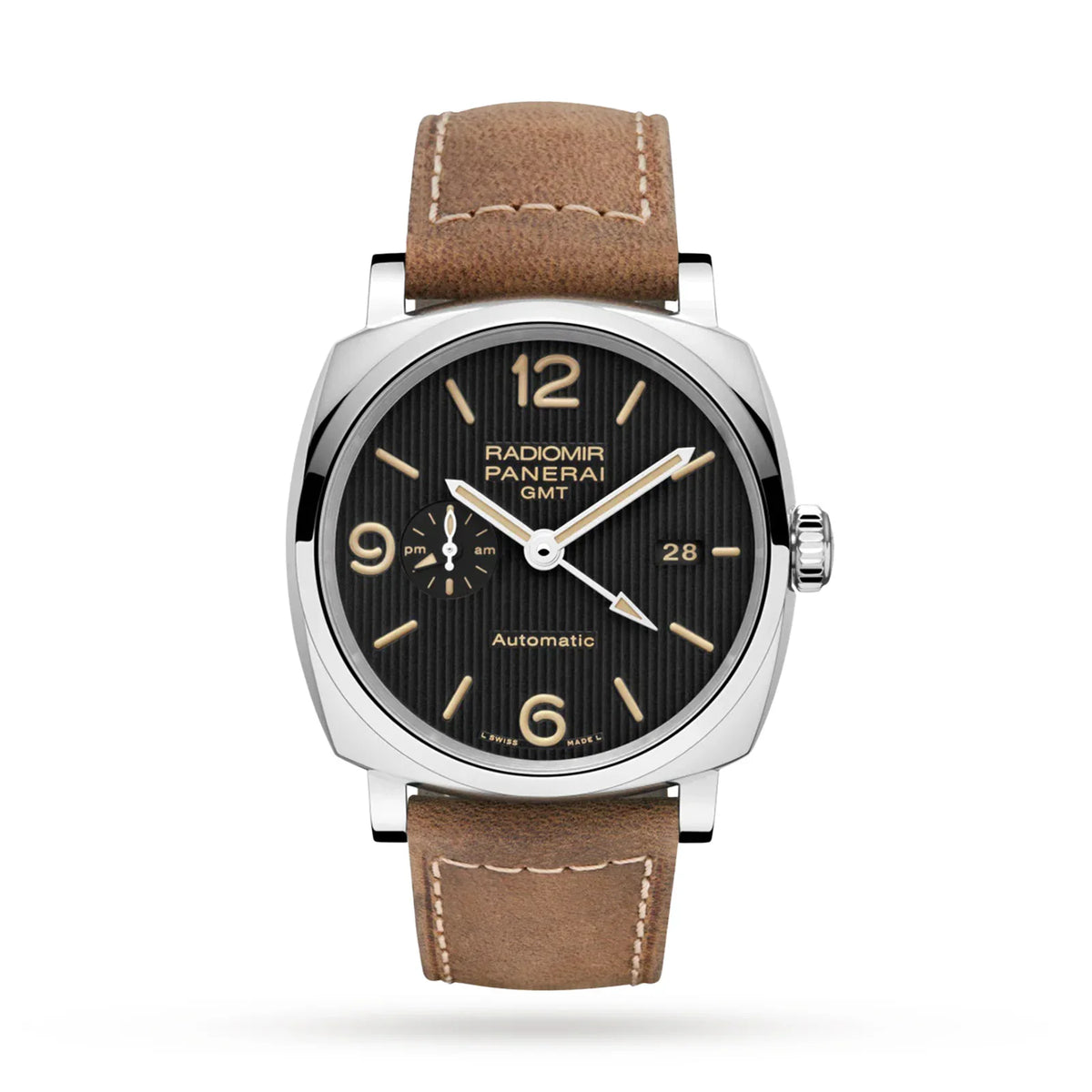 Panerai Radiomir GMT 45mm - Steel - Black Dial Ref. # PAM00657