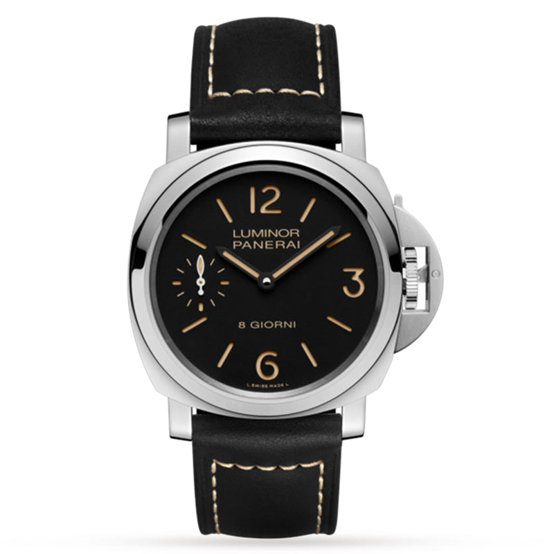 Panerai Luminor Base 8 Days 44mm - Steel - Black Dial Ref. # PAM00915