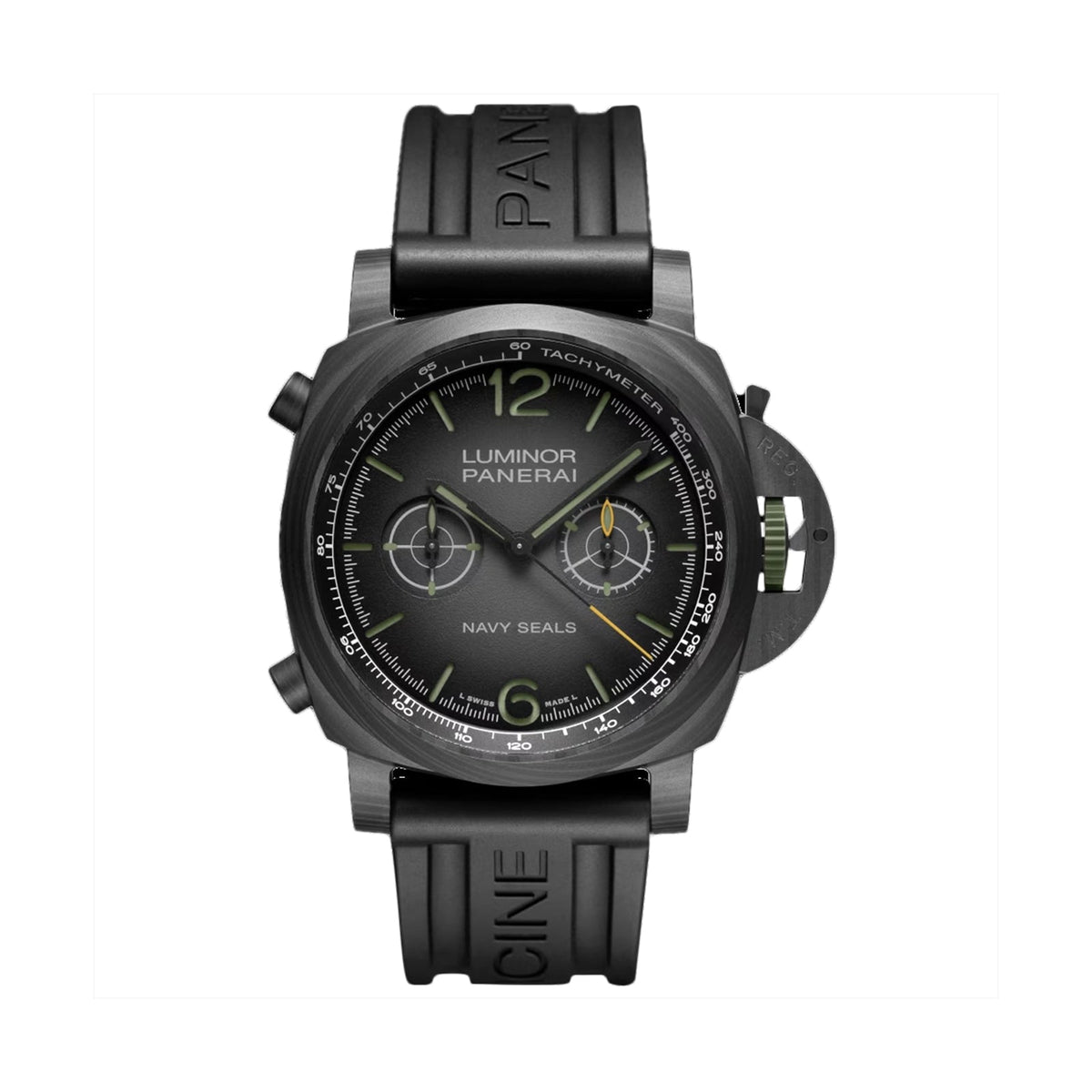 Panerai Luminor Chrono Carbotech Navy SEALs 44mm - Black Dial Ref. # PAM01419