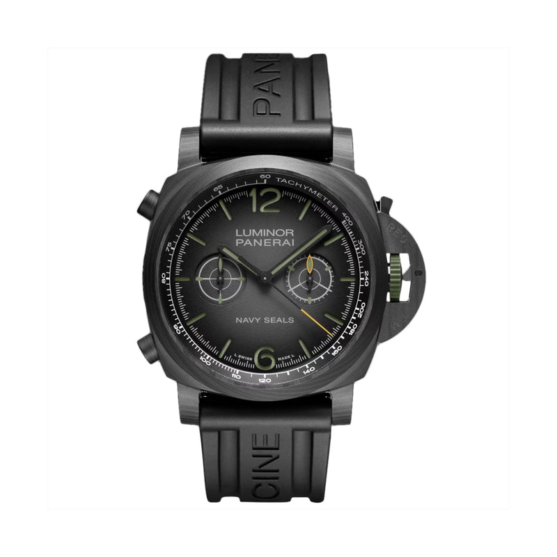 Panerai Luminor Chrono Carbotech Navy SEALs 44mm - Black Dial Ref. # PAM01419