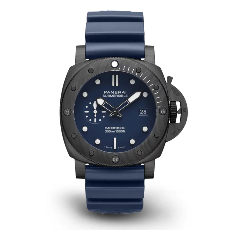 Panerai Submersible QuarantaQuattro Carbotech Blu Abisso 44mm - Blue Dial Ref. # PAM01232