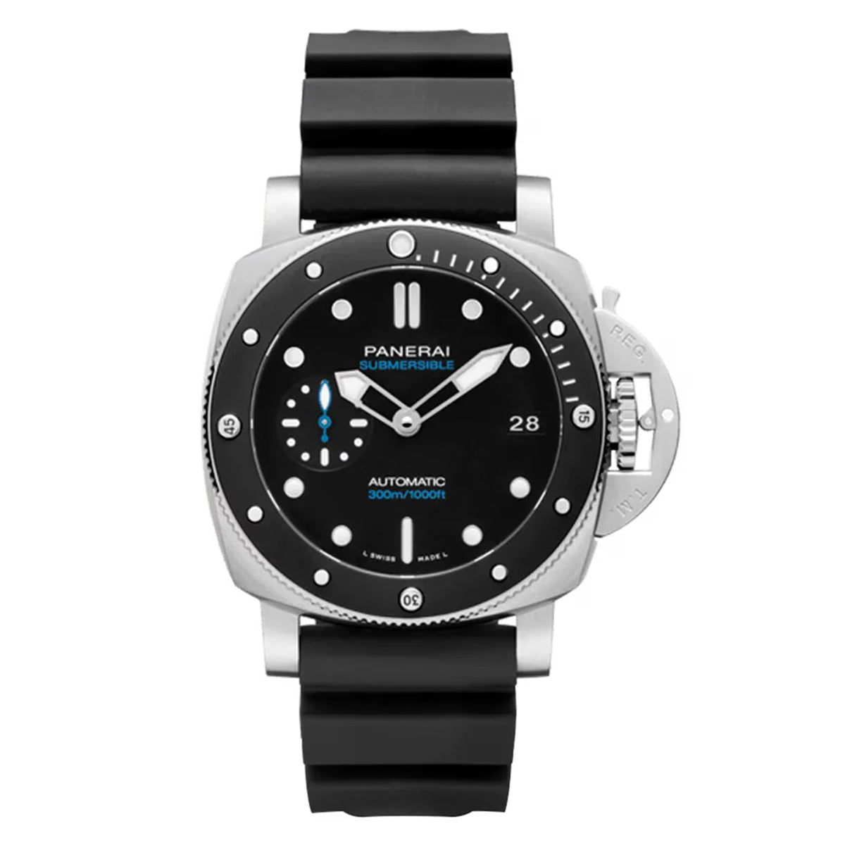 Panerai Submersible 42mm - Steel - Black Dial Ref. # PAM02683