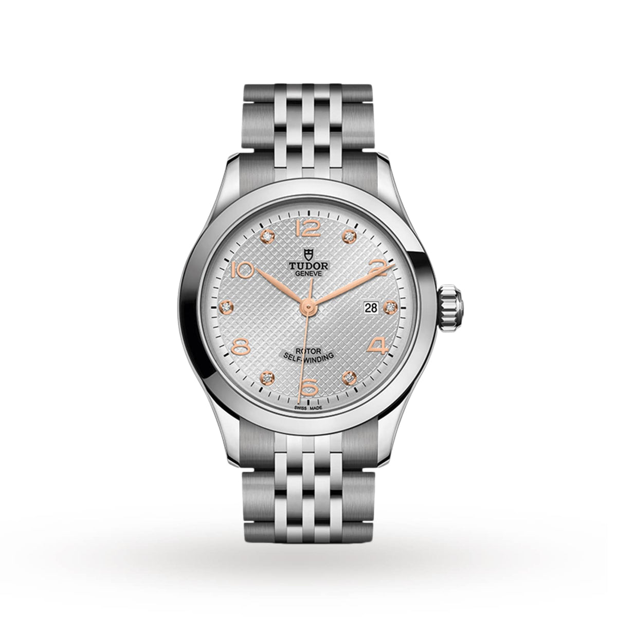 Tudor 1926 28mm - Steel - Diamond Silver Dial Ref. # M91350-0003