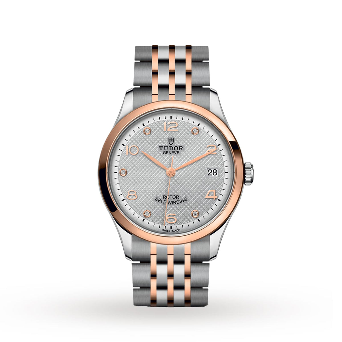 Tudor 1926 36mm - Two-Tone Steel & 18K Rose Gold - Diamond Silver Dial Ref. # M91451-0002
