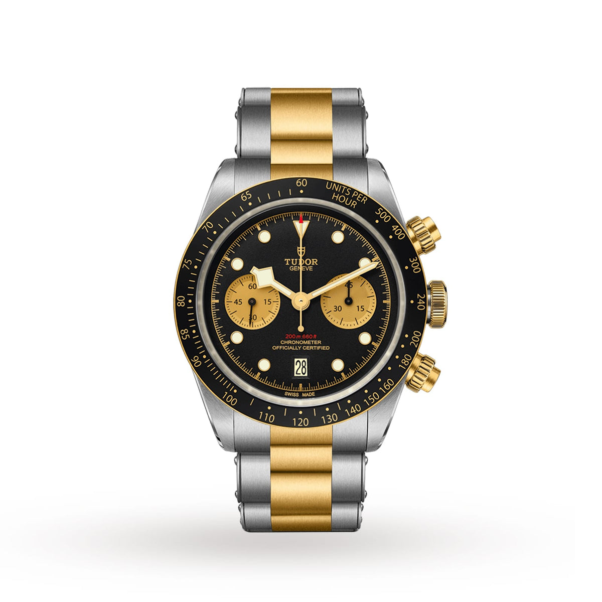 Tudor Black Bay Chrono S&G 41mm - Two-Tone Steel & 18K Yellow Gold - Black Dial Ref. # M79363N-0001