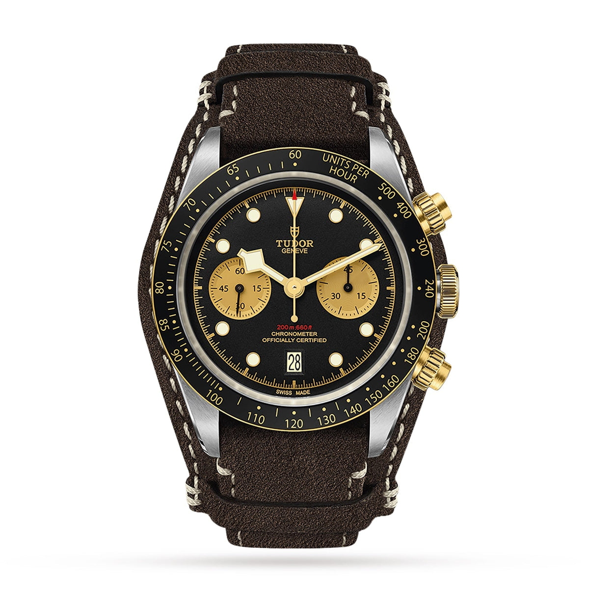Tudor Black Bay Chrono S&G 41mm - Two-Tone Steel & 18K Yellow Gold - Black Dial Ref. # M79363N-0002