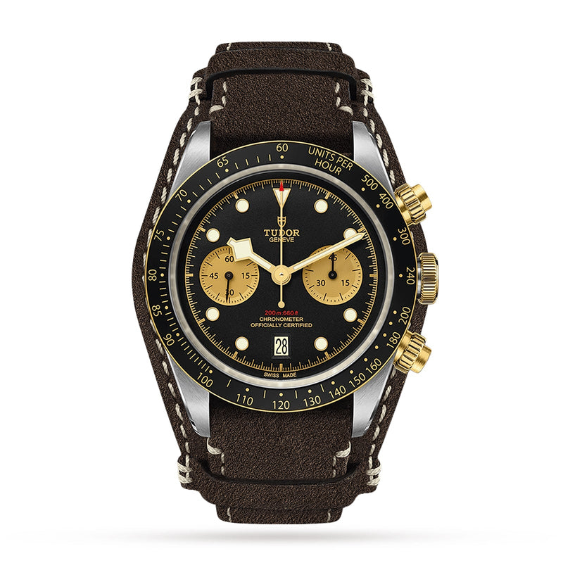 Tudor Black Bay Chrono S&G 41mm - Two-Tone Steel & 18K Yellow Gold - Black Dial Ref. # M79363N-0002