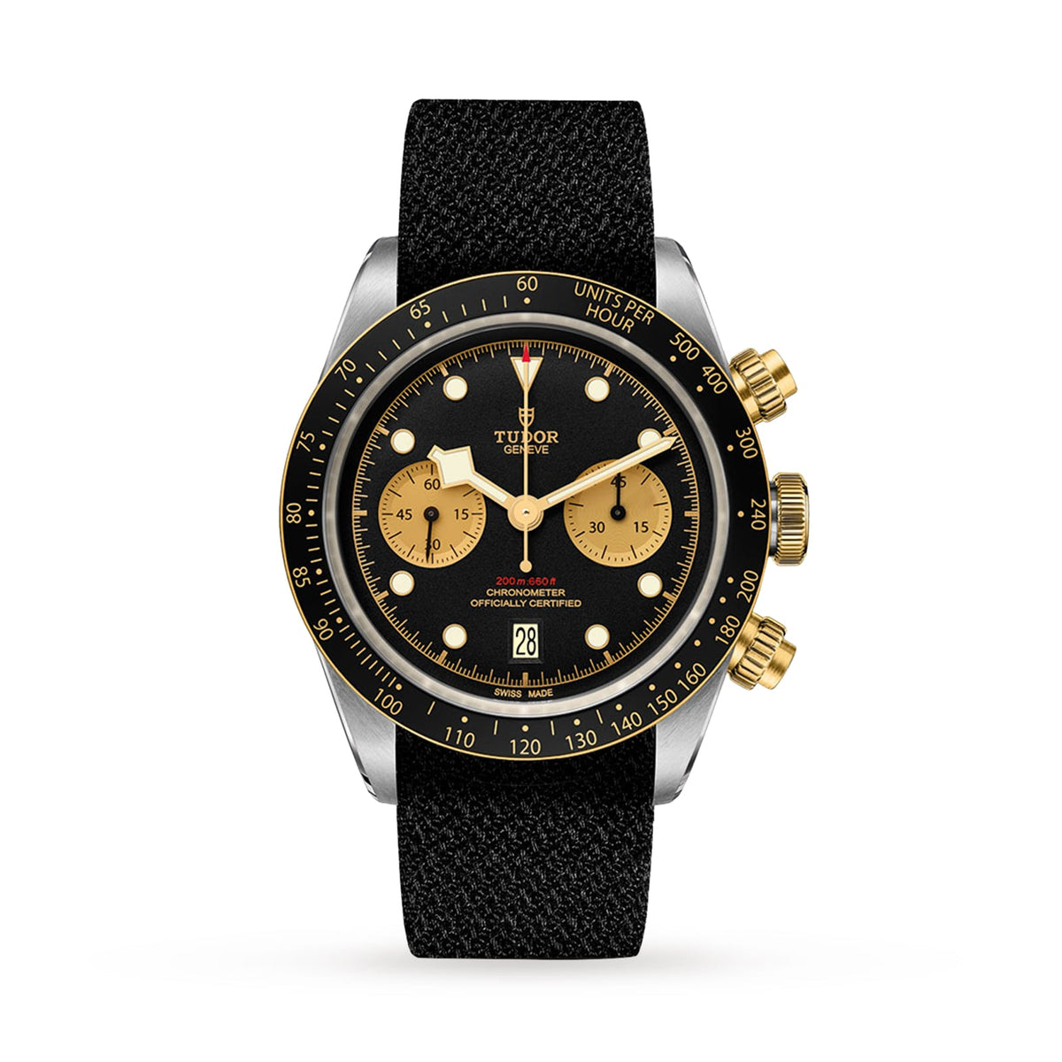 Tudor Black Bay Chrono S&G 41mm - Two-Tone Steel & 18K Yellow Gold - Black Dial Ref. # M79363N-0003