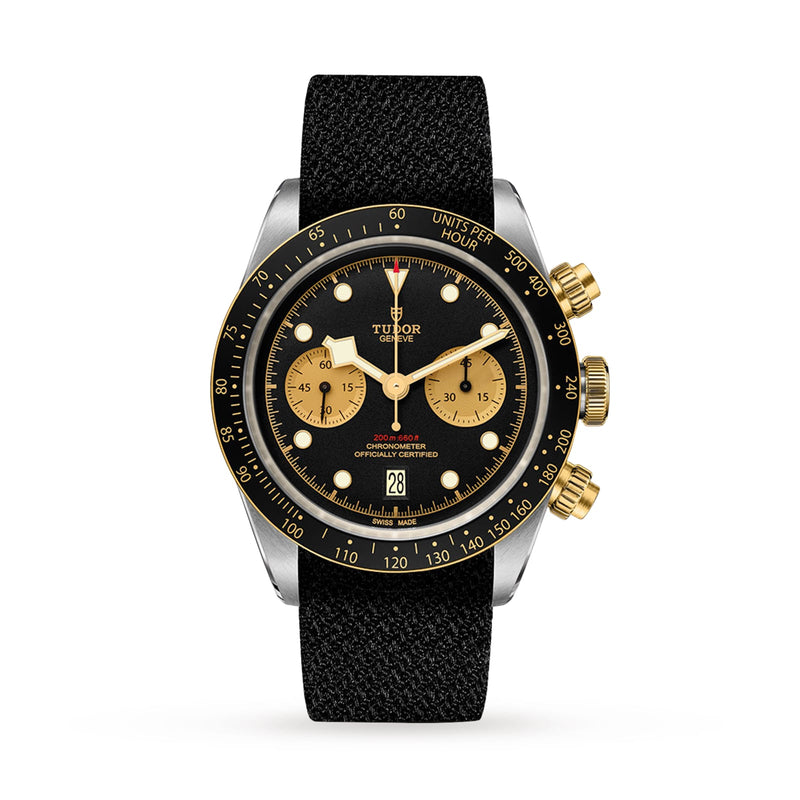 Tudor Black Bay Chrono S&G 41mm - Two-Tone Steel & 18K Yellow Gold - Black Dial Ref. # M79363N-0003