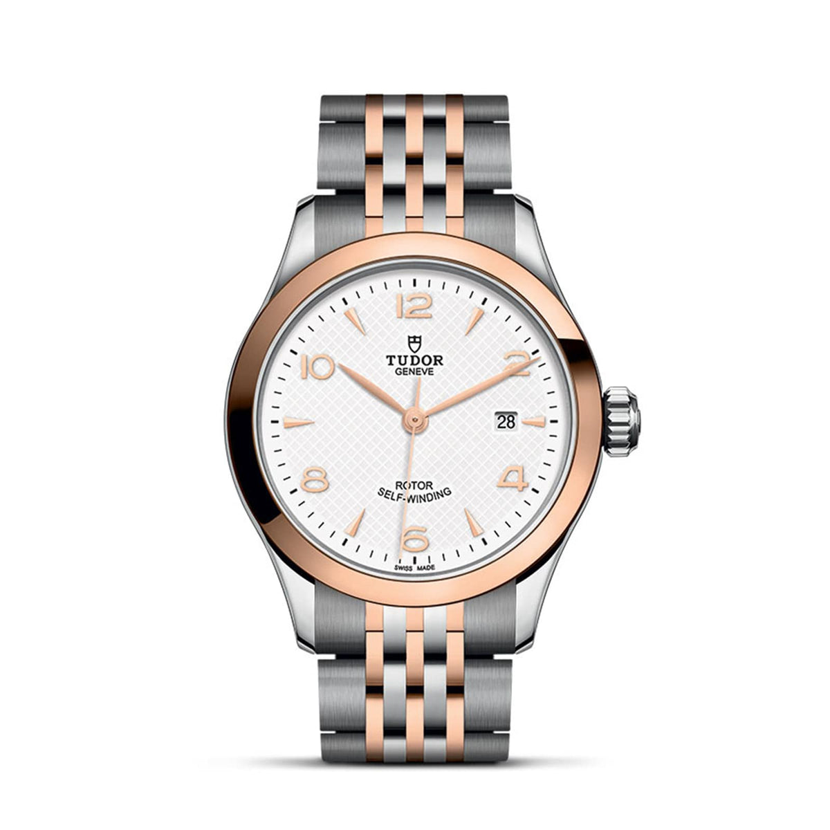 Tudor 1926 28mm - Two-Tone Steel & 18K Rose Gold - White Dial Ref. # M91351-0009