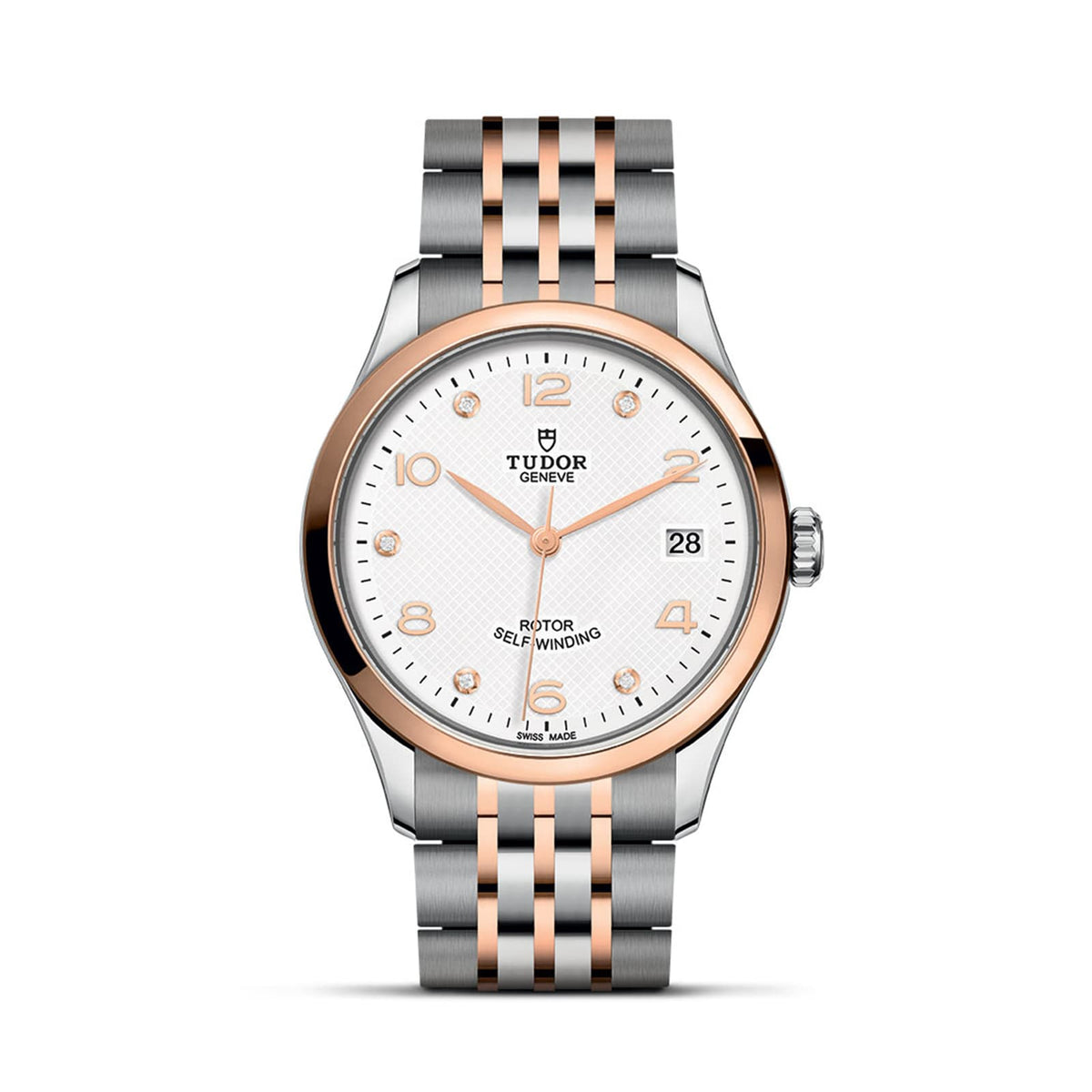 Tudor 1926 36mm - Two-Tone Steel & 18K Rose Gold - Diamond White Dial Ref. # M91451-0011