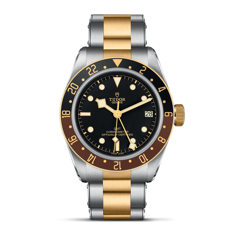 Tudor Black Bay GMT S&G 41mm - Two-Tone Steel & 18K Yellow Gold - Black Dial Ref. # M79833MN-0001