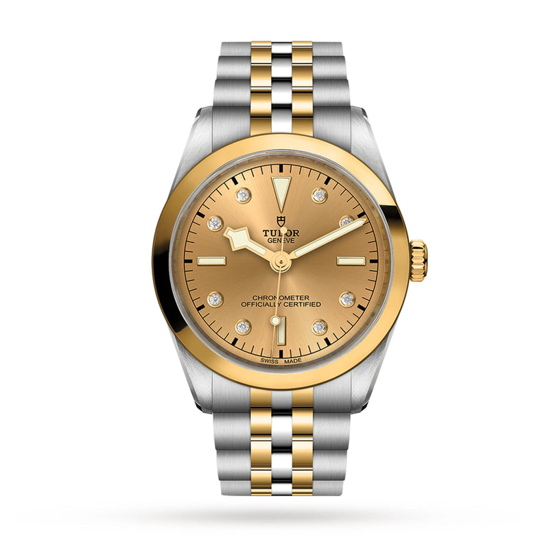 Tudor Black Bay One 36 S&G 36mm - Two-Tone Steel & 18K Yellow Gold - Diamond Champagne Dial Ref. # M79643-0008