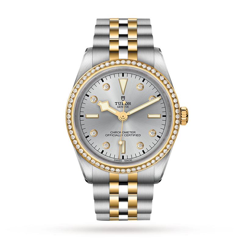 Tudor Black Bay One 36 S&G 36mm - Two-Tone Steel & 18K Yellow Gold - Diamond Silver Dial Ref. # M79653-0006