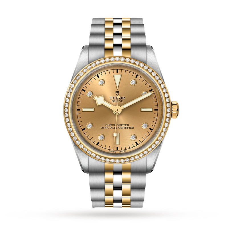 Tudor Black Bay One 36 S&G 36mm - Two-Tone Steel & 18K Yellow Gold - Diamond Champagne Dial Ref. # M79653-0007