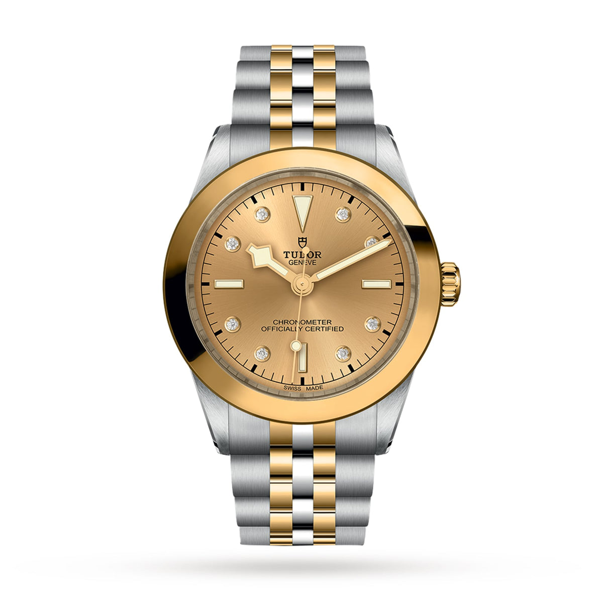 Tudor Black Bay One 39 S&G 39mm - Two-Tone Steel & 18K Yellow Gold - Diamond Champagne Dial Ref. # M79663-0008