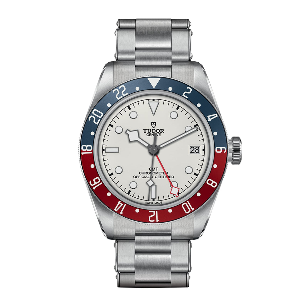 Tudor Black Bay GMT 41mm - Steel - White Dial Ref. # M79830RB-0010