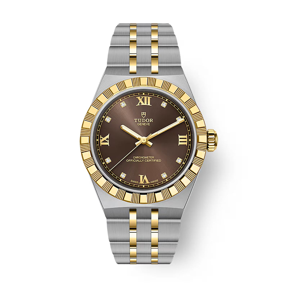 Tudor TUDOR Royal 30mm - Steel & 18K Yellow Gold - Brown Dial Ref. # M2830A1A3-0001