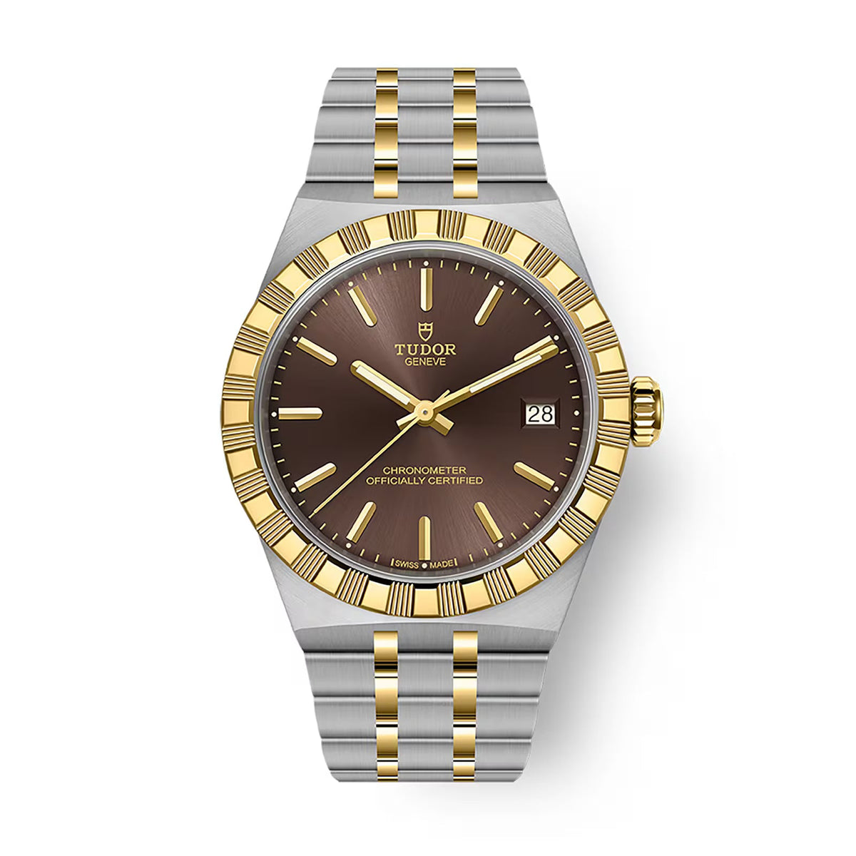Tudor TUDOR Royal 36mm - Steel & 18K Yellow Gold - Brown Dial Ref. # M2836C1A3-0001