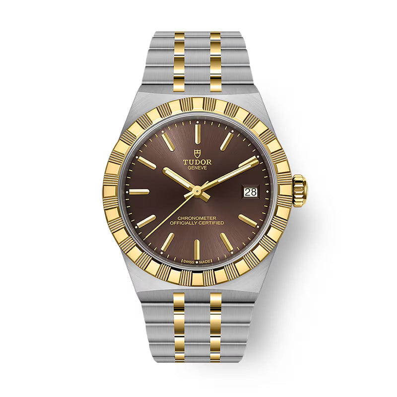Tudor TUDOR Royal 36mm - Steel & 18K Yellow Gold - Brown Dial Ref. # M2836C1A3-0001
