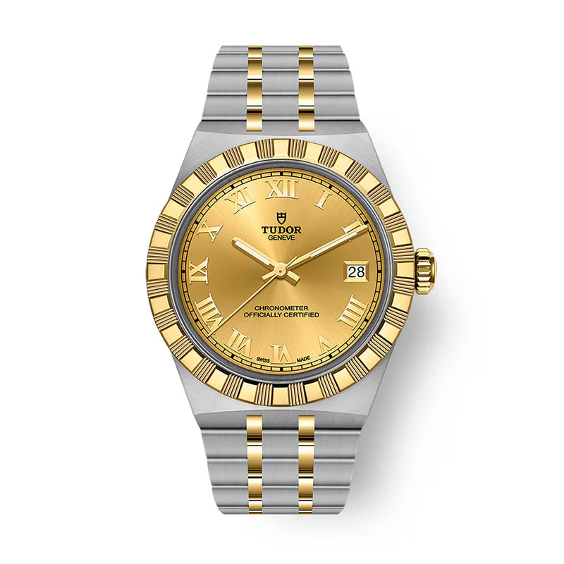 Tudor TUDOR Royal 36mm - Steel & 18K Yellow Gold - Champagne Dial Ref. # M2836C1A3-0002