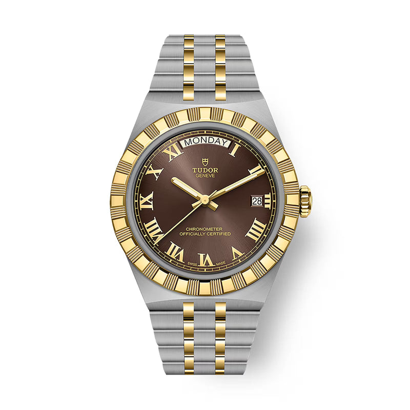Tudor TUDOR Royal 40mm - Steel & 18K Yellow Gold - Brown Dial Ref. # M2840D1A3-0001