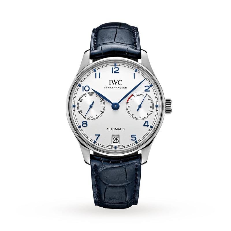 IWC Portugieser Automatic 42.5mm - Steel - White Dial Ref. # IW500705