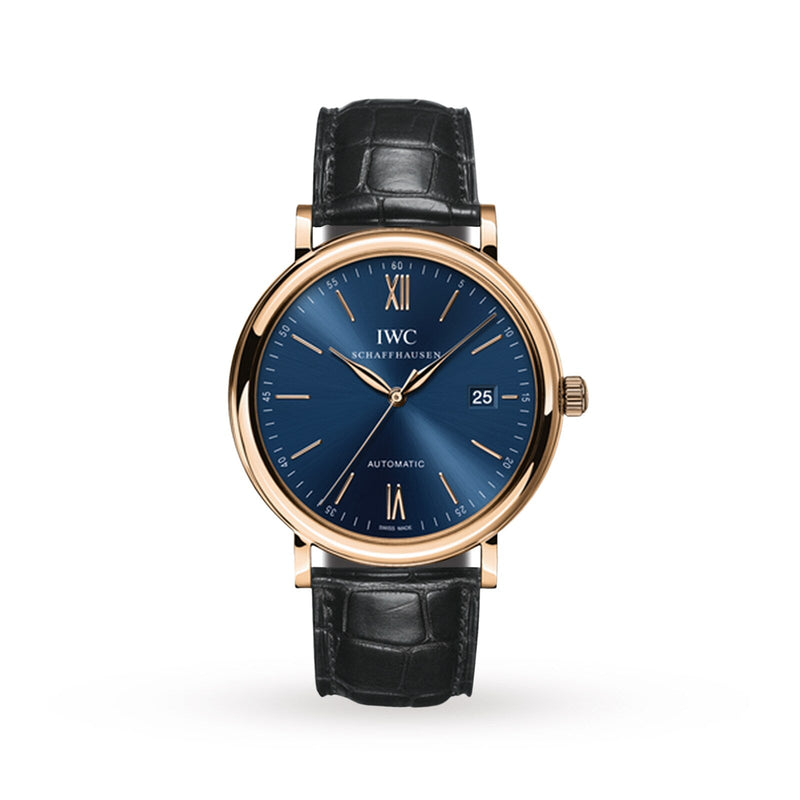 IWC Portofino Automatic 40mm - Rose Gold - Blue Dial Ref. # IW356522