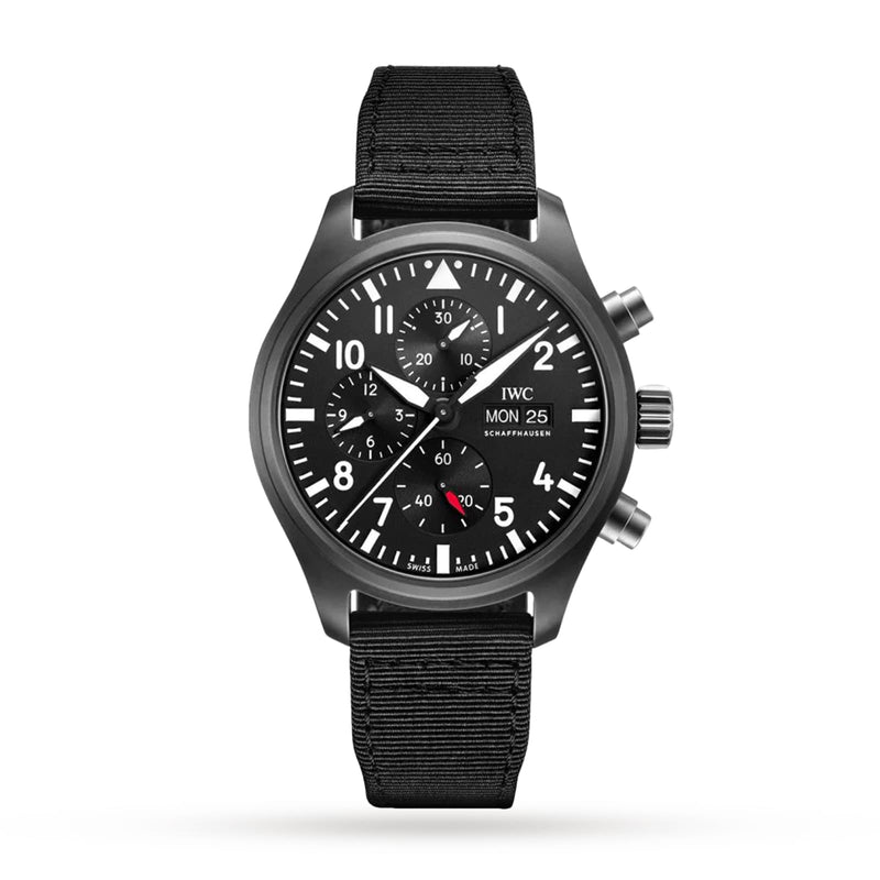 IWC Pilot's Watch Chronograph Top Gun 44.5mm - Ceramic - Black Dial Ref. # IW389101