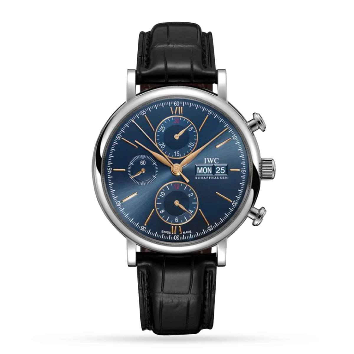 IWC Portofino Chronograph 42mm - Steel - Blue Dial Ref. # IW391036