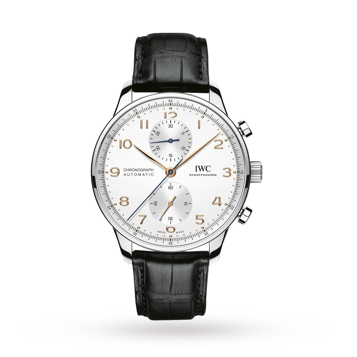 IWC Portugieser Chronograph 41mm - Steel - Sunbeam Silver Dial Ref. # IW371604