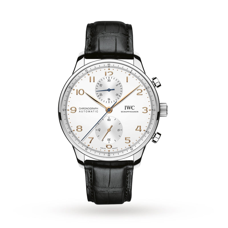 IWC Portugieser Chronograph 41mm - Steel - Sunbeam Silver Dial Ref. # IW371604