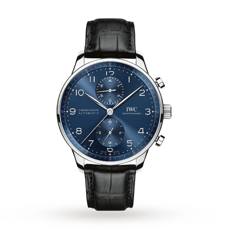 IWC Portugieser Chronograph 41mm - Steel - Blue Dial Ref. # IW371606